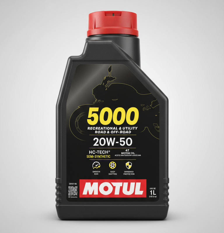 Aceite 5000 SAE 20W-50 Marca Motul